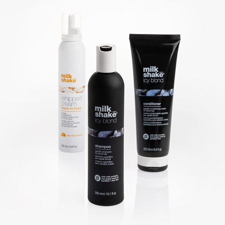 milk_shake® Kit Icy Blond set neutralising yellow tones