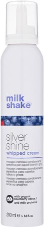 Milk Shake Silver Shine κρεμώδης αφρός για ξανθά μαλλιά εξουδετέρωση κίτρινων αποχρώσεων