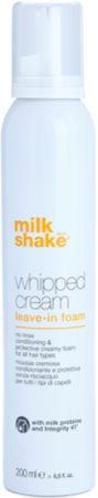 Milk Shake Whipped Cream vyživující ochranná pěna pro všechny typy vlasů