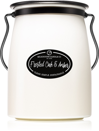 Milkhouse Candle Co. Creamery Frosted Oak & Amber vonná svíčka Butter Jar