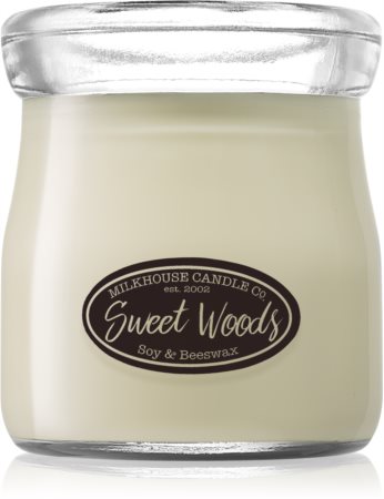 Milkhouse Candle Co. Creamery Sweet Woods świeczka zapachowa  Cream Jar