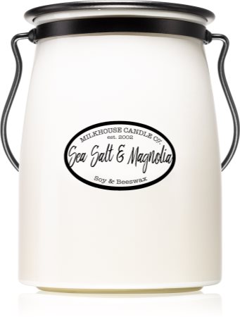 Milkhouse Candle Co. Creamery Sea Salt & Magnolia vonná svíčka Butter Jar