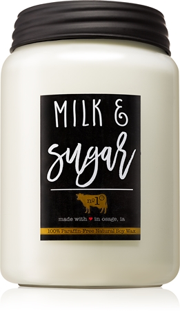 Milkhouse Candle Co. Farmhouse Milk & Sugar candela profumata Mason Jar