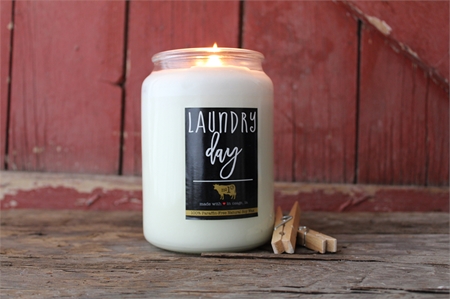 Milkhouse Candle Co. Farmhouse Laundry Day Duftkerze Mason Jar