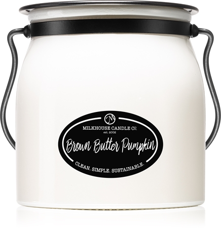 Milkhouse Candle Co. Creamery Brown Butter Pumpkin doftljus Butter Jar