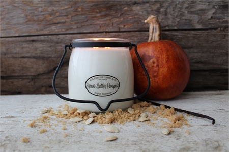 Milkhouse Candle Co. Creamery Brown Butter Pumpkin doftljus Butter Jar