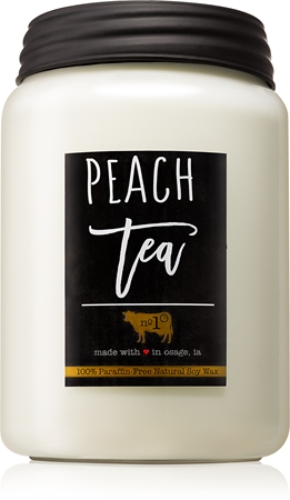 Milkhouse Candle Co. Farmhouse Peach Tea dišeča sveča Mason Jar