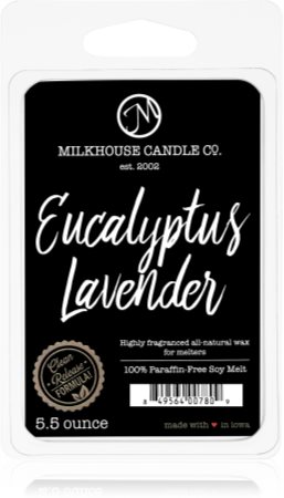 Milkhouse Candle Co. Creamery Eucalyptus Lavender wachs für aromalampen
