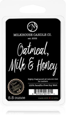 Milkhouse Candle Co. Creamery Oatmeal, Milk & Honey wachs für aromalampen