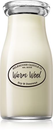 Milkhouse Candle Co. Creamery Warm Wool Duftkerze Milkbottle