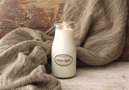 Milkhouse Candle Co. Creamery Warm Wool Duftkerze Milkbottle