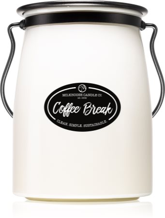 Milkhouse Candle Co. Creamery Coffee Break Duftkerze   Butter Jar