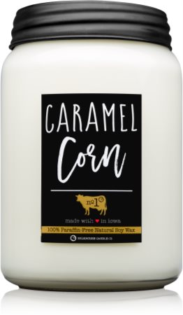 Milkhouse Candle Co. Farmhouse Caramel Corn świeczka zapachowa Mason Jar