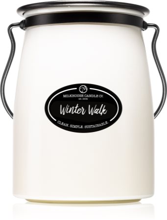 Milkhouse Candle Co. Creamery Winter Walk mirisna svijeća Butter Jar
