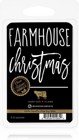 Milkhouse Candle Co. Farmhouse Christmas cera per lampada aromatica