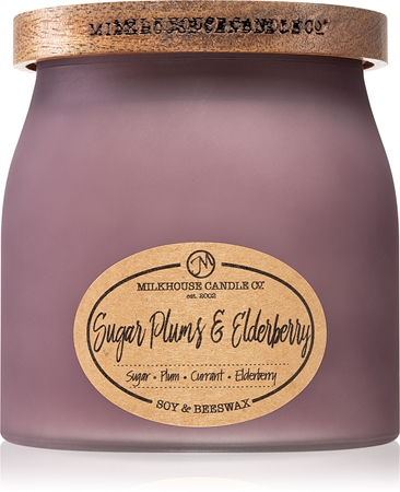 Milkhouse Candle Co. Sentiments Sugar Plums & Elderberry dišeča sveča