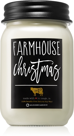 Milkhouse Candle Co. Farmhouse Christmas vonná svíčka Mason Jar