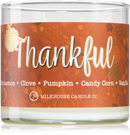 Milkhouse Candle Co. Thanksgiving Thankful aromatizēta svece