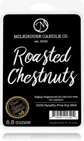 Milkhouse Candle Co. Creamery Roasted Chestnuts vosak za aroma lampu