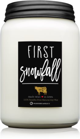Milkhouse Candle Co. Farmhouse First Snowfall mirisna svijeća Farmhouse Jar