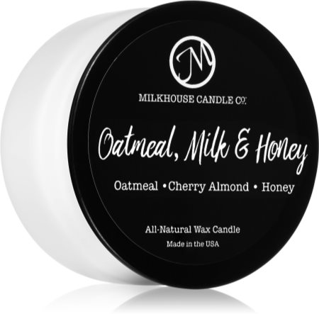 Milkhouse Candle Co. Creamery Oatmeal, Milk & Honey bougie parfumée Sampler Tin