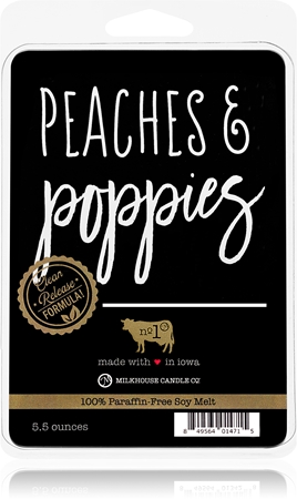 Milkhouse Candle Co. Farmhouse Peaches & Poppies vosk do aromalampy
