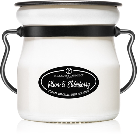 Milkhouse Candle Co. Creamery Plums & Elderberry vonná svíčka Cream Jar