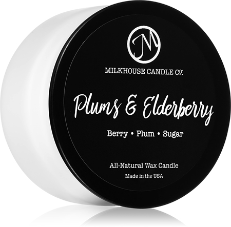 Milkhouse Candle Co. Creamery Plums & Elderberry doftljus Sampler Tin