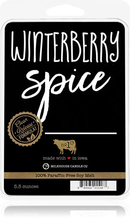 Milkhouse Candle Co. Farmhouse Winterberry Spice cera per lampada aromatica