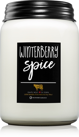Milkhouse Candle Co. Farmhouse Winterberry Spice vela perfumada