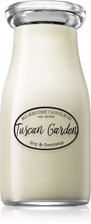 Milkhouse Candle Co. Creamery Tuscan Garden doftljus Mjölkflaska