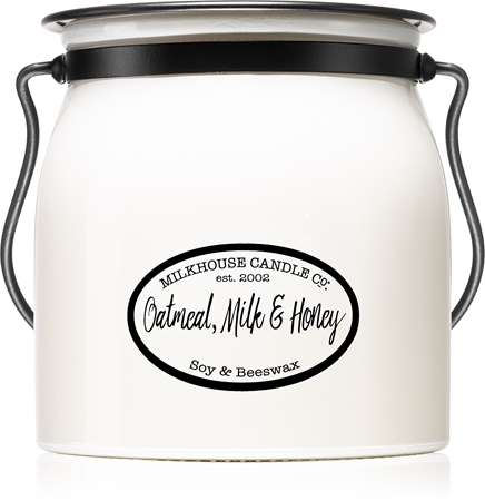 Milkhouse Candle Co. Creamery Oatmeal, Milk & Honey mirisna svijeća Butter Jar