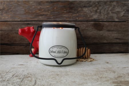 Milkhouse Candle Co. Creamery Oatmeal, Milk & Honey vonná sviečka Butter Jar
