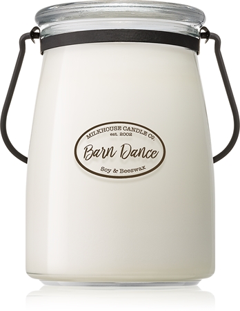Milkhouse Candle Co. Creamery Barn Dance vela perfumada Butter Jar