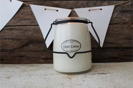 Milkhouse Candle Co. Creamery Barn Dance vela perfumada Butter Jar