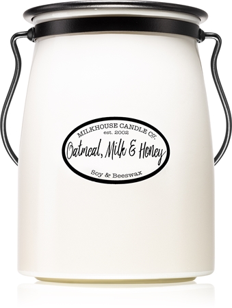 Milkhouse Candle Co. Creamery Oatmeal, Milk & Honey Duftkerze   Butter Jar