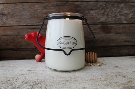 Milkhouse Candle Co. Creamery Oatmeal, Milk & Honey mirisna svijeća Butter Jar