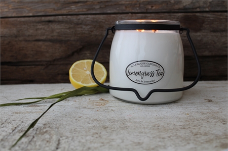 Milkhouse Candle Co. Creamery Lemongrass Tea świeczka zapachowa Butter Jar