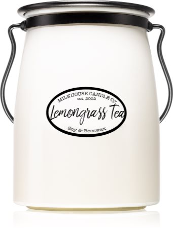 Milkhouse Candle Co. Creamery Lemongrass Tea Duftkerze   Butter Jar