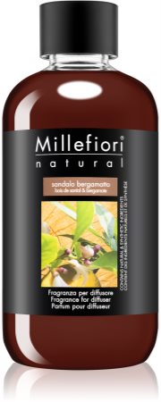 Millefiori Natural Sandalo Bergamotto recharge pour diffuseur d'huiles essentielles