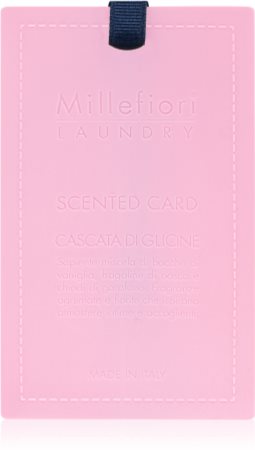 Millefiori Laundry Cascata Di Glicine pachnąca karteczka