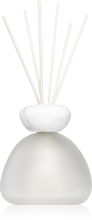 Millefiori Air Design Marble Glass Frosted aroma diffuser without refill White Cap
