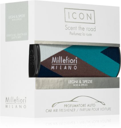 Millefiori Icon Wood & Spices deodorante per auto III.