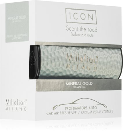 Millefiori Icon Mineral Gold car air freshener