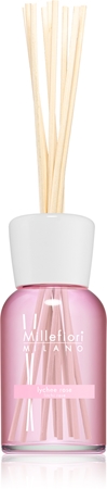 Millefiori Natural Lychee Rose smaržvielu difuzors ar rezervi