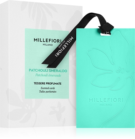 Millefiori Milano Laundry Patchouli Smeraldo vonná karta
