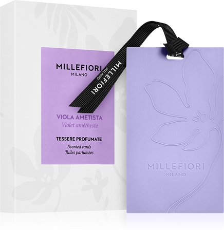 Millefiori Milano Laundry Viola Ametista Carte parfumée