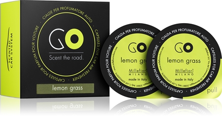 Millefiori GO Lemon Grass luftfrisker til bil Genopfyldning