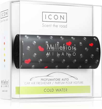 Millefiori Icon Cold Water dišava za avto Cuori & Fuori