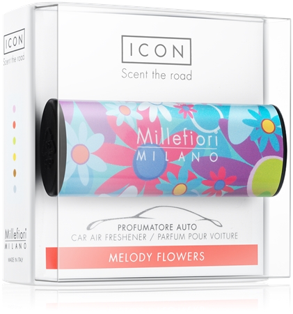 Millefiori Icon Melody Flowers deodorante per auto Cuori & Fuori